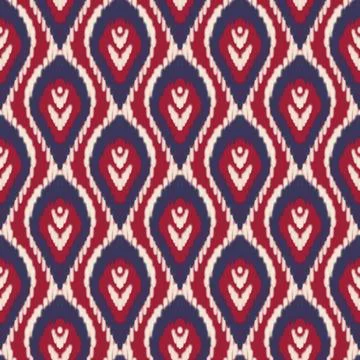 Ethnic ikat patterns geometric native tribal boho motif aztec textile fabric car Illustrazione stock