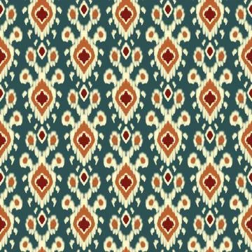 Ethnic ikat patterns geometric native tribal boho motif aztec textile fabric car Illustrazione stock