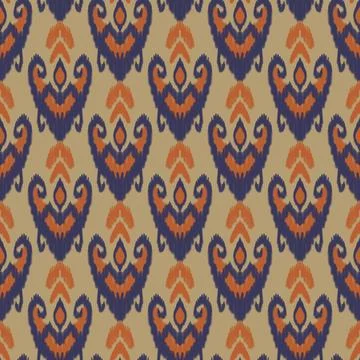 Ethnic ikat patterns geometric native tribal boho motif aztec textile fabric car Illustrazione stock