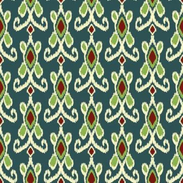 Ethnic ikat patterns geometric native tribal boho motif aztec textile fabric car Stock Illustration