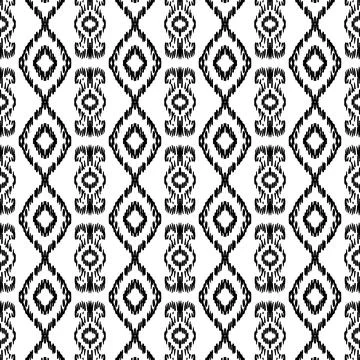 Ethnic ikat patterns geometric native tribal boho motif aztec textile fabric car Illustrazione stock