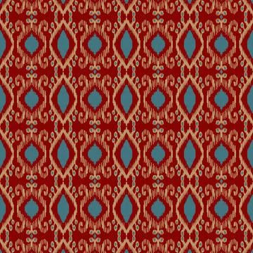 Ethnic ikat patterns geometric native tribal boho motif aztec textile fabric car Illustrazione stock