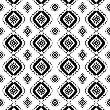 Ethnic ikat patterns geometric native tribal boho motif aztec textile fabric car Illustrazione stock