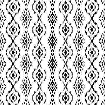 Ethnic ikat patterns geometric native tribal boho motif aztec textile fabric car Illustrazione stock