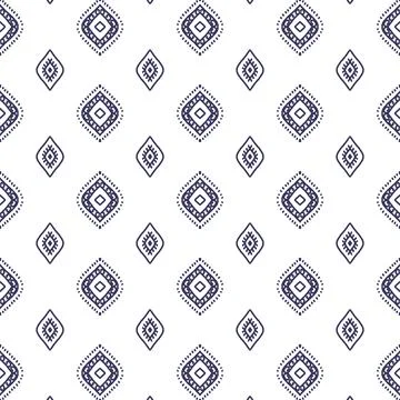 Ethnic ikat patterns geometric native tribal boho motif aztec textile fabric car Illustrazione stock