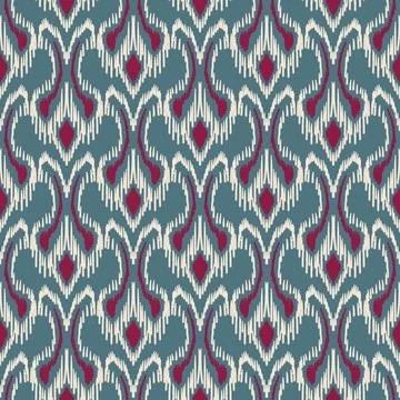 Ethnic ikat patterns geometric native tribal boho motif aztec textile fabric car Illustrazione stock