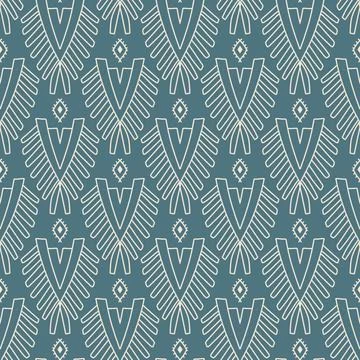 Ethnic ikat patterns geometric native tribal boho motif aztec textile fabric car Stock Illustration