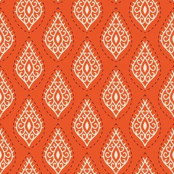 Ethnic ikat patterns geometric native tribal boho motif aztec textile fabric car Stock Illustration