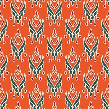Ethnic ikat patterns geometric native tribal boho motif aztec textile fabric car Illustrazione stock