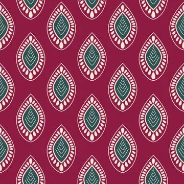 Ethnic ikat patterns geometric native tribal boho motif aztec textile fabric car Illustrazione stock