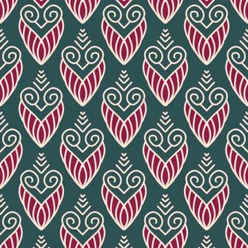Ethnic ikat patterns geometric native tribal boho motif aztec textile fabric car Illustrazione stock