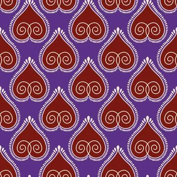 Ethnic ikat patterns geometric native tribal boho motif aztec textile fabric car Illustrazione stock