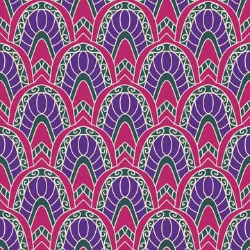 Ethnic ikat patterns geometric native tribal boho motif aztec textile fabric car Illustrazione stock