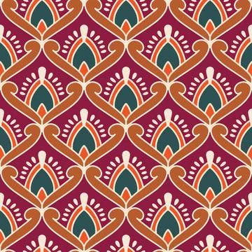 Ethnic ikat patterns geometric native tribal boho motif aztec textile fabric car Illustrazione stock