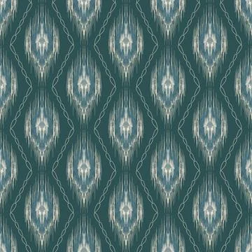 Ethnic ikat patterns geometric native tribal boho motif aztec textile fabric car Stock Illustration