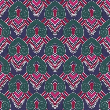 Ethnic ikat patterns geometric native tribal boho motif aztec textile fabric car Illustrazione stock