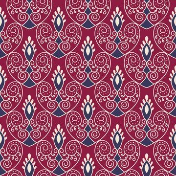 Ethnic ikat patterns geometric native tribal boho motif aztec textile fabric car Illustrazione stock