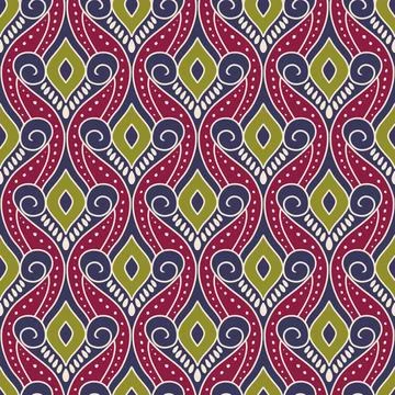 Ethnic ikat patterns geometric native tribal boho motif aztec textile fabric car Stock Illustration