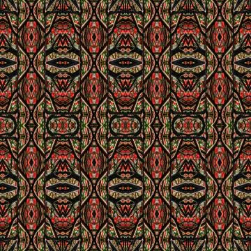 Ethnic Intricate Seamless Pattern 스톡 일러스트