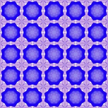 Ethnic kaleidoscopic patterns Stock Illustration