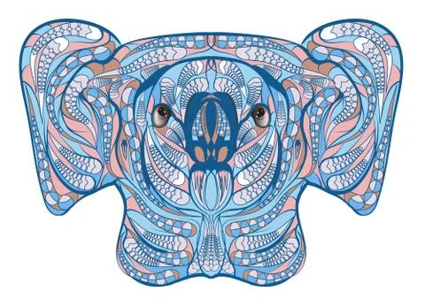 Ethnic koala Stock Illustration