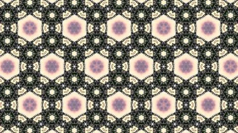 Ethnic Mandala Pattern with Symmetrical Geometry for Wallpaper Stock Illustration