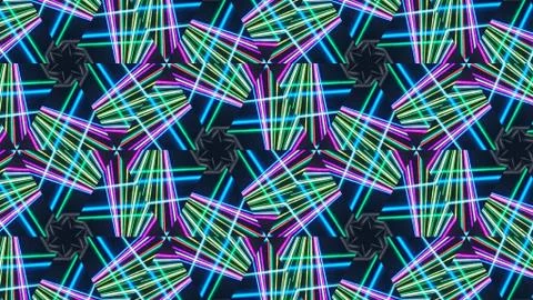 Ethnic Mandala Pattern with Symmetrical Geometry for Wallpaper Stock Illustration