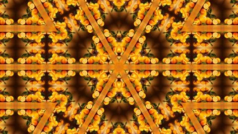 Ethnic Mandala Pattern with Symmetrical Geometry for Wallpaper Stock Illustration
