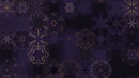Ethnic Mandala Pattern with Symmetrical Geometry for Wallpaper Stock Illustration