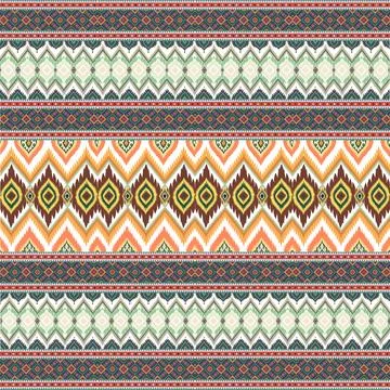 Ethnic multicolored abstract pattern in smear style. Stock Photos