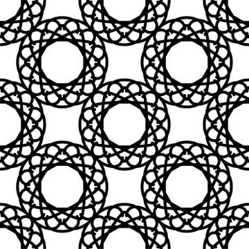 Ethnic ornament pattern laser cut Stock Illustration