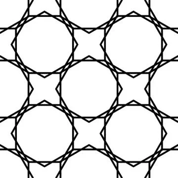 Ethnic ornament pattern laser cut Stock Illustration