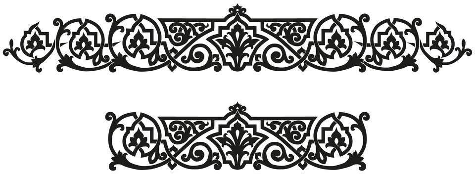 Ethnic ornament pattern. Vector illustration. From collection of ancient ru.. Illustrazione stock