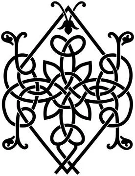 Ethnic ornament pattern. Vector illustration. From collection of ancient ru.. Illustrazione stock