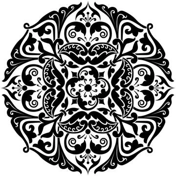Ethnic ornament pattern. Vector illustration. From collection of ancient ru.. Illustrazione stock