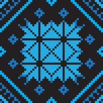 Ethnic ornament, seamless pattern. Vector illustration Stock Illustration