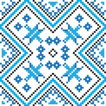 Ethnic ornament, seamless pattern. Vector illustration Stock Illustration