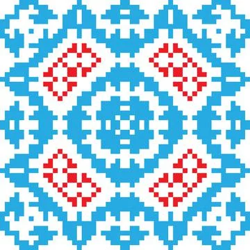 Ethnic ornament, seamless pattern. Vector illustration Illustrazione stock