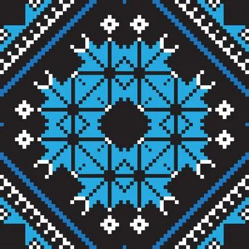 Ethnic ornament, seamless pattern. Vector illustration Stock Illustration