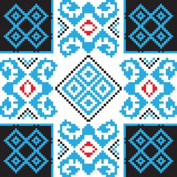 Ethnic ornament, seamless pattern. Vector illustration Stock Illustration