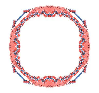 Ethnic pattern. abstract kaleidoscope  fabric design. Illustrazione stock