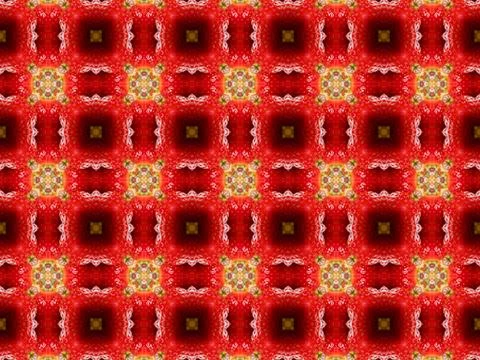 Ethnic pattern. Abstract kaleidoscope  fabric design. Stock-Illustration