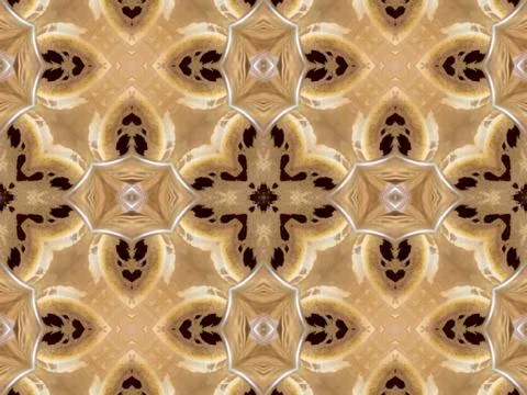 Ethnic pattern. Abstract kaleidoscope  fabric design. Illustration