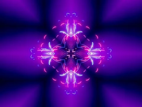 Ethnic pattern. Abstract kaleidoscope  fabric design. Illustration