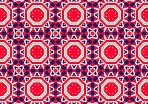 Ethnic pattern. abstract kaleidoscope 스톡 일러스트