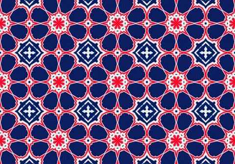 Ethnic pattern. abstract kaleidoscope Stock-Illustration