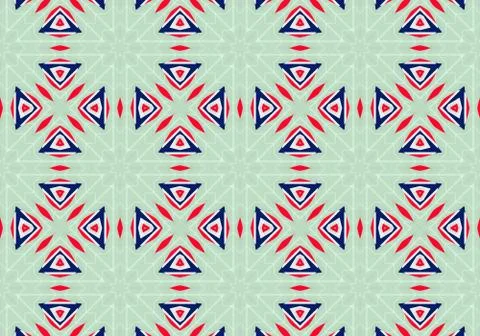 Ethnic pattern. abstract kaleidoscope Illustration