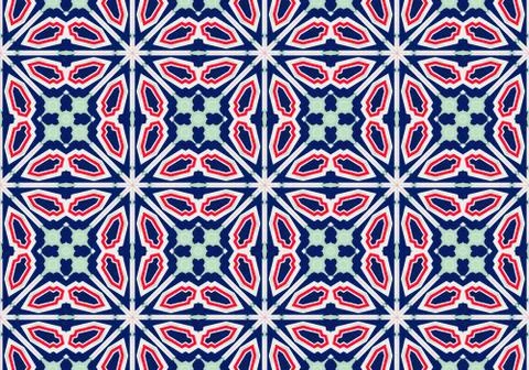 Ethnic pattern. abstract kaleidoscope Stock-Illustration