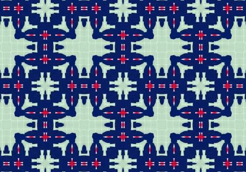 Ethnic pattern. abstract kaleidoscope Illustration