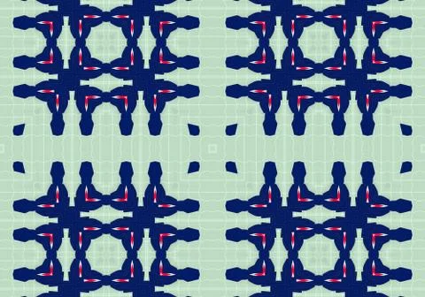 Ethnic pattern. abstract kaleidoscope Stock-Illustration
